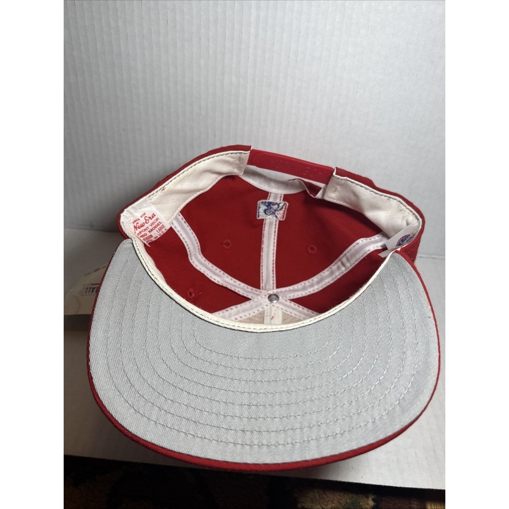 Vtg 80s New‎ With Tags MILB New Era Hat Pro Model Reading Phillies Wool SnapBack - Picture 5 of 11